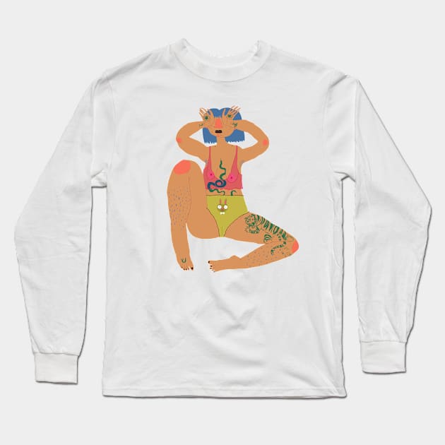 Existential crisis Long Sleeve T-Shirt by ezrawsmith